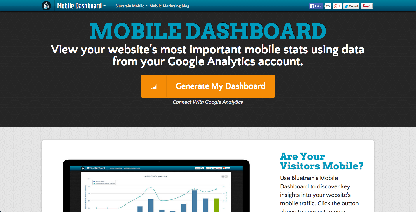 Mobile Dashboard